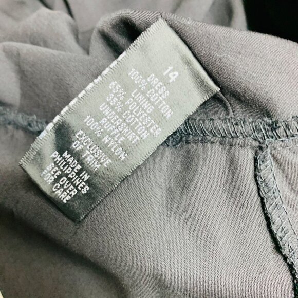 I.N. Studio Embroidered Sequin Halter Dress Size 14 Ruffle Tiered Eyelet V Neck - Picture 14 of 16